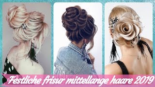 🍓 Die neue 20 Ideen zu festliche frisur mittellange haare 2019 [upl. by Glinys]