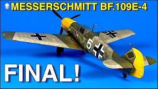 Сборка 148 Tamiya Messerschmitt Bf109E4 Build Part 20 FINAL [upl. by Innes805]