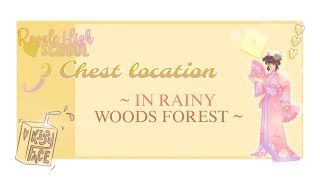 Secret🤫💎 Chest Location in rainy woods magical forest 🎀🌸  ROYALE HIGH SCHOOL 3👑 [upl. by Iruy]