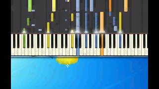 E delicato Zucchero Piano tutorial by Synthesia [upl. by Eiggem315]