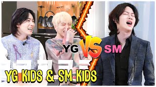 When You put YG Kids Around SM Kids  Blackpink Winner Super Junior Big Bang SNSD [upl. by Kameko]