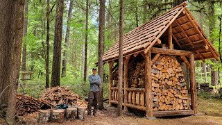 5 Day Firewood Haul at My Cabin in the Woods [upl. by Corrianne506]