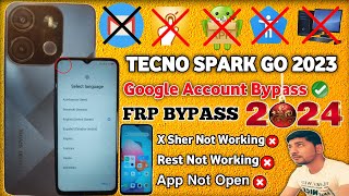 Tecno BF7 Frp Bypass Android 12  Tecno Spark Go 2023 FRP Bypass  New Trick 2024 [upl. by Laniger366]