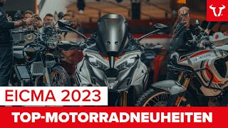 EICMA MesseRundgang mit Valle on Tour TopMotorradneuheiten 2024 [upl. by Jaehne340]