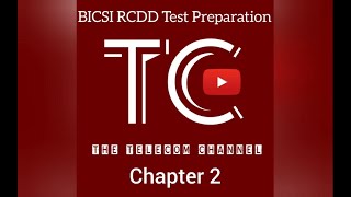 BICSI TDMM Chapter 2  RCDD Practice Exam No 1 [upl. by Eila]