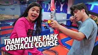 Trampoline Park Obstacle Course  Ranz and Niana [upl. by Lisha]