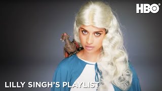 Why Lilly Singh Loves Game of Thrones amp Ballers on HBO  HBO [upl. by Trust]