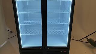 BODEGAcooler Commercial Refrigerator 2 Glass Doors Display Refrigerator Merchandiser 354 Cu Ft [upl. by Nire34]