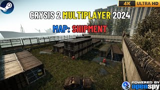 Crysis 2 Multiplayer 2024 PC  SHIPMENT UPDATE 4K 60FPS [upl. by Bekha762]