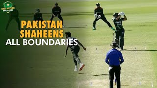 Pakistan Shaheens Boundaries Against Bangladesh A  50over Match Darwin 2024 [upl. by Kiyohara]