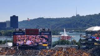 Helicopter flyover at Heinz Field [upl. by Imugem]