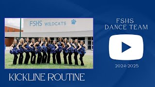 Kickline Routine 20242025 [upl. by Anairda]