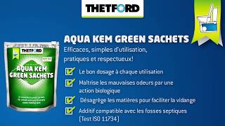 Thetford Aqua Kem Green Sachets [upl. by Dombrowski]