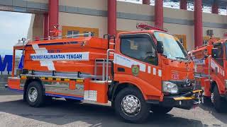 THANNOZ WATER SUPPLY 5000 LITER PORTABLE FIRE PUMP PREMIUM HINO DUTRO 136 HD [upl. by Allistir]