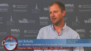 Campaign 2018 Jon Schultz D Candidate for 31st Senate District [upl. by Mensch]