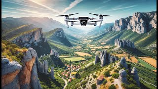 Flying Over the Dentelles de Montmirail with DJI Mini 3 Pro Stunning Aerial Views of Provence [upl. by Fuchs]