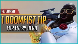 1 DOOMFIST TIP vs EVERY HERO ft ChipSa 2019 [upl. by Ojeibbob]