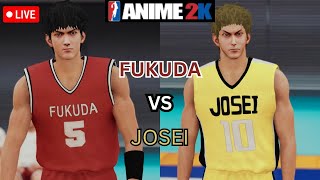 ANIME 2K  Fukuda Sogo Academy vs Josei High  NBA 2K24 [upl. by Embry130]