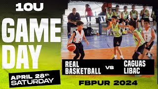 Caguas Libac vs Real Basketball FBPUR Liga Mini Futuras 10U Sábado 27 Abril 2024 [upl. by Elnar]