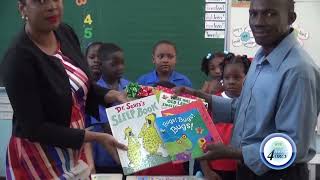 VIEUX FORT INFANT SCHOOL RECEIVES BOOK DONATION TO PROMOTE LITERACY [upl. by Ailadi]