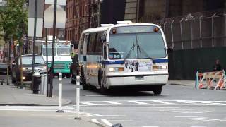 NYCTA  NovaBus RTS06 5243 With A Transmission Whine On The M22  Madison Street [upl. by Notyard]