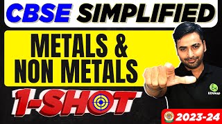 METALS amp NONMETALS  Science Class 10 OneShot Explanation 202324  CBSE SIMPLIFIED [upl. by Gerdi]