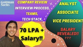 Goldman Sachs India Engineer Salary Revealed 🤑 Interview Process 🔥 Company Review 🤐 Motivation [upl. by Clarey]