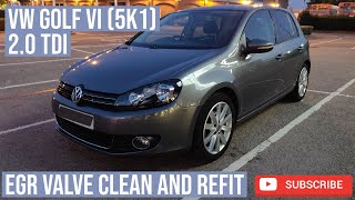 VW Golf 20TDi  EGR Removal Clean amp Refit [upl. by Eliot]