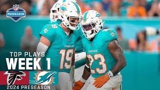 Miami Dolphins Top Plays vs Atlanta Falcons  2024 Preseason Week 1 [upl. by Dex]