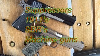 300 Blackout SBR  556 Suppressed amp Rare Michigan Armaments Inc 1911 [upl. by Ardith]