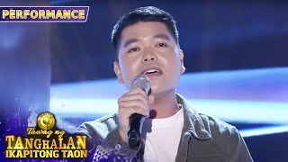 Ian Dave  Dito Ka Lang  Tawag Ng Tanghalan [upl. by Madox]