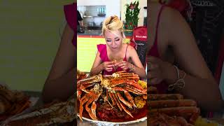 Deluxe Seafood Platter at Bubbas Crab House in Rowland Heights CA rainaiscrazy RainaHuang [upl. by Aidul]