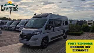 Font Vendome Horizon 307 Elegance VERSIONE CAMPERIS  Videorecensione Camper VanFurgonato [upl. by Cherice]