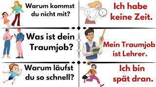 150 Essential Phrases How to Ask and Answer in German for Beginners A1A2 [upl. by Nnylirej]