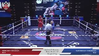 Torekhan Sabyrkhan KAZ vs Bogdan Mirchev RUS Eurasian Dauria Cup 2024 QFs 67kg [upl. by Kaz]