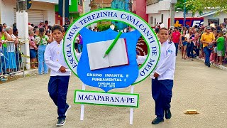 Desfile Cívico da Escola Municipal Terezinha Cavalcanti de Macaparana [upl. by Hayden]