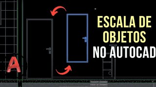 COMO MUDAR A ESCALA NO AUTOCAD DA PLANTA OU DO OBJETO  How to scale [upl. by Ruthven]