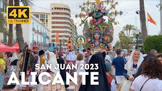 Hogueras de San Juan 2023  Alicante  Part 1 [upl. by Lladnar]