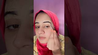 How to draw Unplucked Eye Brows  Eye Brow Tutorial  Make up hacks [upl. by Ahsieyt]