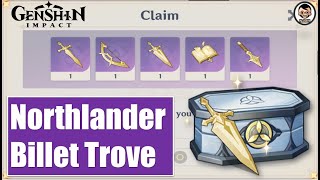 Northlander Billet Trove  Usage Guide  Genshin Impact [upl. by Theobald756]