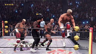 Cody Rohdes vs The Bloodline  Gauntlet Matchwwe2k24 romanreigns codyrhodes [upl. by Drawets]