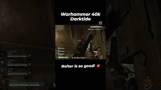 Wh40k Darktide Boltgun packs a punch 👊💥 warhammer40k darktide boltgun gaming youtube shorts [upl. by Onej]