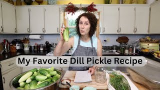 The BEST Dill Pickles Weve Ever Eaten 😃 [upl. by Inram130]