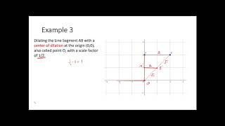 Geometry 111 Dilations [upl. by Obed]