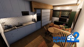 Tiny Apartment  House Flipper 2 Speed Build [upl. by Pazice253]