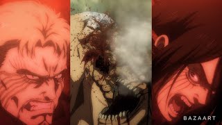 Eren vs ReinerEren’s Ragefull Scream [upl. by Klusek]