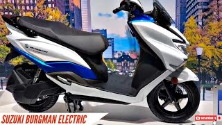 Suzuki Burgman Electric  Suzuki Burgman EV Coming Soon  Detailed Video with Specifications [upl. by Taylor]