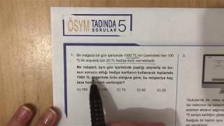 345 TYT Matematik Sayı Problemleri Ösym5 Anlatımlı Çözümleri20172018 basım [upl. by Izaak]