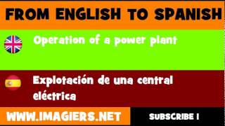 ESPAÑOL  INGLÉS  Explotación de una central eléctrica [upl. by Primavera423]