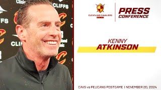 Cavaliers Head Coach Kenny Atkinson Speaks To Media After 128100 Win Vs Pelicans [upl. by Georg]